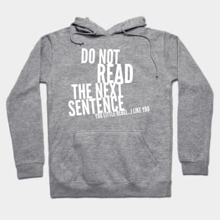DO NOT READ THE NEXT SENTENCE YOU LITTLE REBEL....I LIKE YOU Hoodie